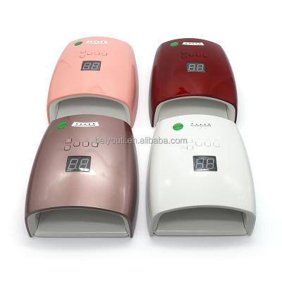 China 48W Nail Polish UV Gel Nail Salon Equipment Sun Dryer LED Curing Lamp Cordless Rechargeable Nail Lamp for sale