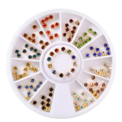 China Caviar Beads AB Color Marquise Mixed Color Nail Rhinestones Stones AB Color Rhinestone Irregular Beads Nail Gem Crystals Accessories For Nails Art Decorations for sale