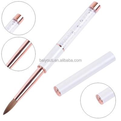 China Beauty Painting Nail Tools 2021 New Product 2021 New Germany 3d Brush Dust Brush Kolinsky Acrylic Nail Brushes Nail Art for sale