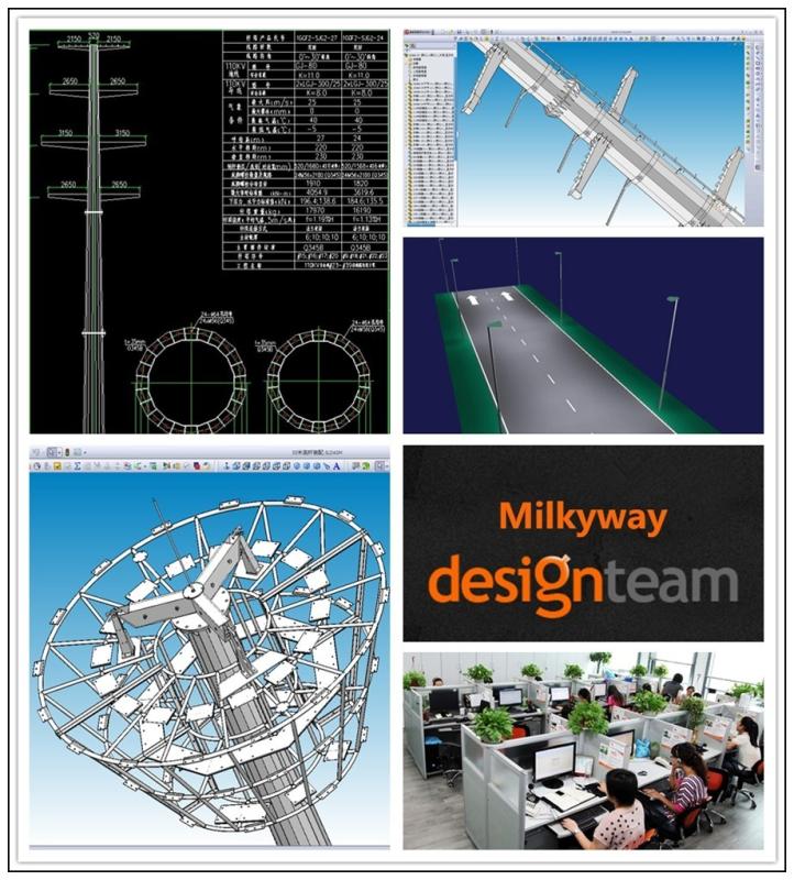 確認済みの中国サプライヤー - Jiangsu milky way steel poles co.,ltd