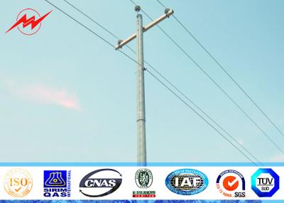 China 12m 1250DAN Steel Utility Pole GR65 Material For Togo Electric Distribution for sale