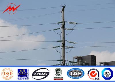 China 10kv ~ 550kv Electrical Steel Utility Pole Steel Power Distribution Pole for sale