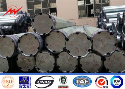 China 35FT 70FT 90FT Transimission Linie achteckiger galvanisierter Stahlstrommast mit Bitumen zu verkaufen