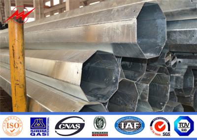 China 8 - la inmersión caliente del 18m galvanizó la ronda material para uso general de acero de poste Gr65/la forma cónica en venta