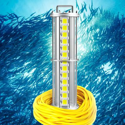 China Fish Attracting Lamp IP68 Waterproof Agricultural Top LED Boat Commercial Underwater Fishing Light for sale