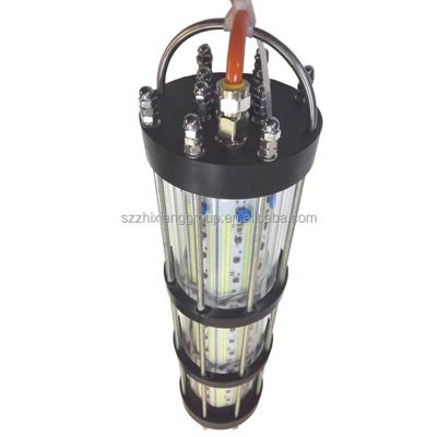 China AC100V-260V LED Fish Catching Green Underwater Submersible Night Fishing Light Crappie Shad Squid Boat for sale