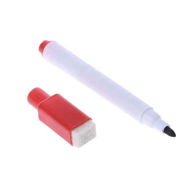 China Exquisite new products for dry erase whiteboard marker pen with brush for sale