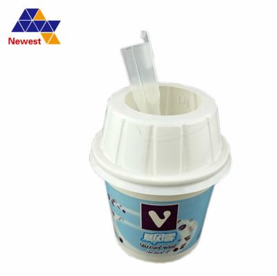 China MCFlurry disposable cups with lids and spoon for sale