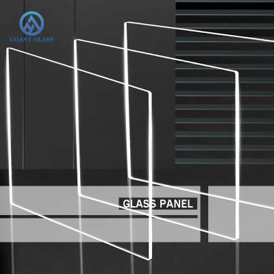 China Panel de vidrio plano ultraclaro 1 mm 1,5 mm 2 mm 3 mm 4 mm 5 mm 6 mm Paneles de vidrio templado en venta