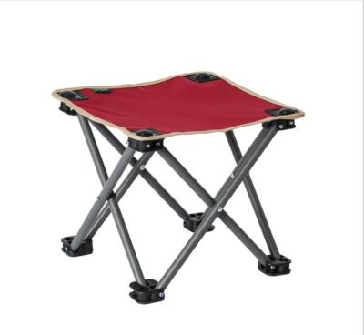 China Fabric: 600D Polyester with PVC coated Portable Outdoor Aluminum Folding Camping Chair Beach Fishing Stool Lightweight Foldable Seat for sale