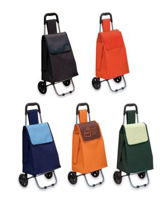 China Large Folding Shopping Cart Rolled Folding Festival Luggage Bag Cart With Wheels for sale