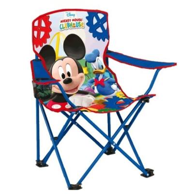 China Customized Modern Logo Outdoor Camping Cartoon Kids Beach Chair Folding Camping Chair With Aremrest for sale