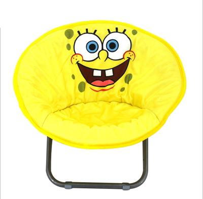 China OEM and Kids Light Weight Folding Moon Chair Adult and Kids Light Weight Beautiful Popular Camping Modern Portable Round Chairs for sale