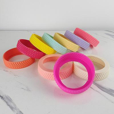 China 2022 New Beverage Silicone Coaster Accessories Studded Cup Bottom Protector Bumpers For Studded Tumbler for sale