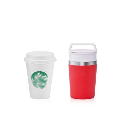 China PORTABLE Red Star-Bucks 236ml Christmas Collection Stainless Steel Thermos To Go Cup for sale