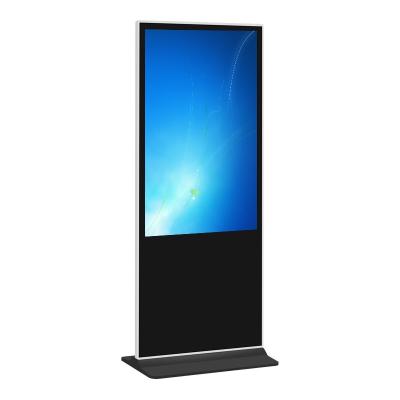 China 32 43 49 55 65 Inch Indoor Indoor Floor Stand LCD Display Touch Screen Kiosk Advertising Information Totem Digital Signage Screens for sale