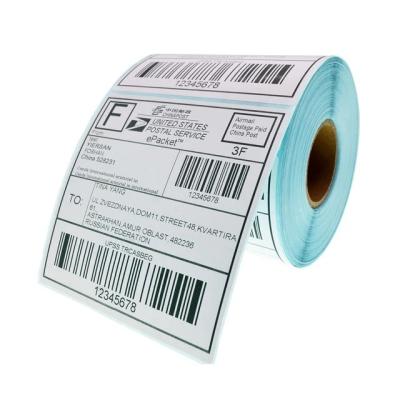 China Three-proof heat-sensitive paper waterproof 100 label paper barcode 80 60 50 40 30 printing self-adhesive stickers for sale