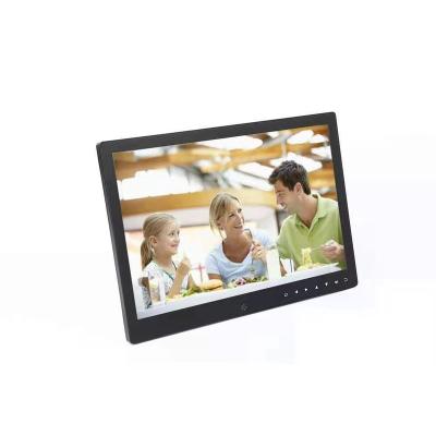 China Wifi 13 Inch Wide Screen Multifunctional Digital Photo Frame E-albums Advertising Player VCR With Touch Buttons for sale