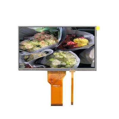 China LCD can be customized 7 inch 800*480 tft lcd display panel with resistive touch screen 50 pins connect 7inch for sale