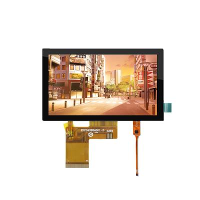 China With Touch 4.3 Inch IPS Screen LCD 800*480 Resolution 450 Brightness Lights 4.3 Inch Outdoor Highlight Screen for sale