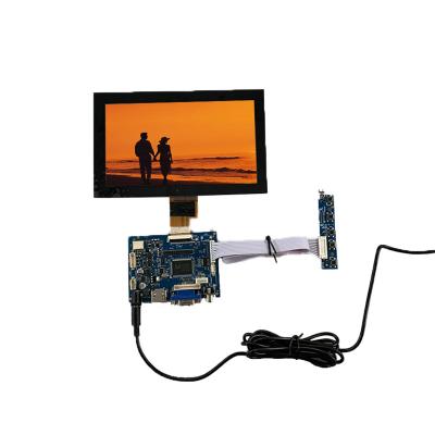 China HD 7 350 7 Inch Industrial LCD Display Panel 1024*600 Brightness Safety 50Pin RGB Interface for sale