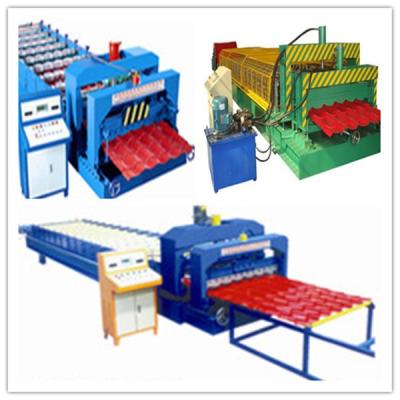 China ROOF roof tile making machine high quality glazed steel tile machine for roof forming for sale