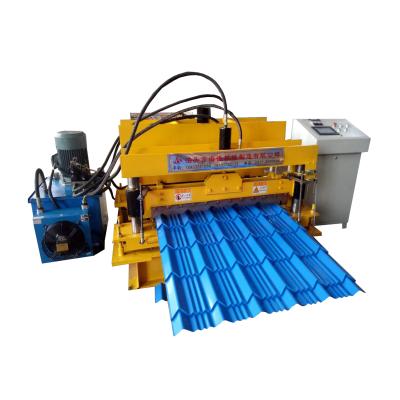 China Building Material Shops Tile Forming Machine Glazed Roof Tile Making Machine Steel Tile Making Machinery for sale