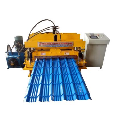 China Make Tile Rapid Production Glazed Roof Tile Making Machinery for sale