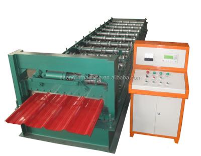 China New Design Hotels Iron Roof Sheet Making Machine for sale