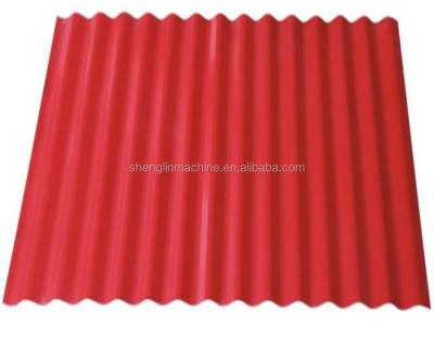 China Building material stores botou haide galvanized sheet glazed roof tile, automatic zigzag roof tile machine for sale