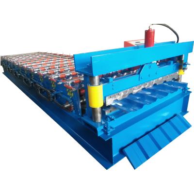 China Hotels Corrugated Iron Sheet Roll Forming Machine Made In China for sale