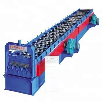 China Hotels Steel Floor Decking Tile Making Machine , Floor Deck Manufacturing Equipment for sale