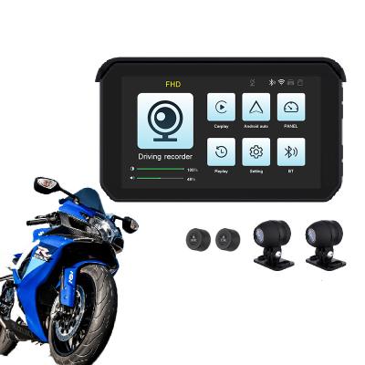 China 5-Zoll-Touch-Motorrad-GPS-Navigator wasserdicht und CarPlay/Android-Autointegration zu verkaufen