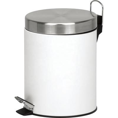 China Metal Sustainable Dust Bin For Kitchen 3L/5L/12L/20L/30L Pedal Bin With Soft Close Step Trash Can for sale