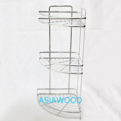 China Floor Type Best and Cheapest Bathroom Shower Towel Rack Sliding Shelf for sale