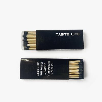 China Cheap Party Hotel Forcandle Label UV Stopper Factory Safety Matches In Box Custom For Candle Box Stick For Hotel Colorful Bulk Scented Matches for sale