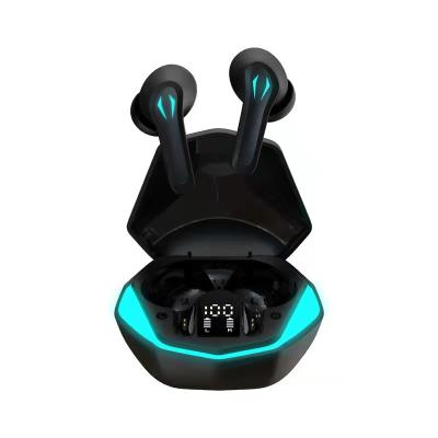 China IPX-5 Waterproof and Low Indicator Battery Sweatproof Noise LED In-Ear Wireless Headphones Stereo Gaming No Latency High Fidelity Loss for sale