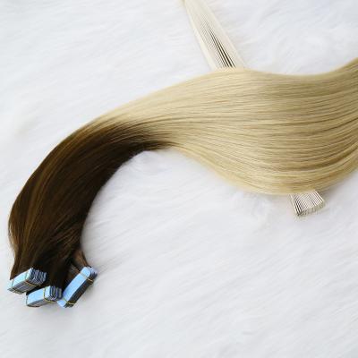 China Curly Loop Long Strand Tape Uncut 100% Vietnamese Hair Extensions Tape Hair In Double Drawn No Synthetic for sale