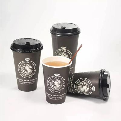 China Biodegradable Deli Double Wall 12oz Disposable Eco Friendly Coffee Paper Cups for sale