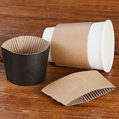 China Disposable Protective Heat Insulation Drinks Coffee Cup Custom Sleeves for sale