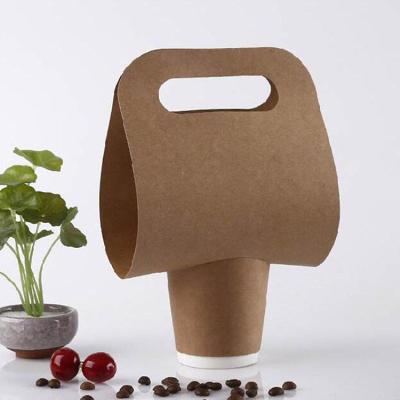 China Disposable High Quality Disposable Coffee Packaging Take Away Paper Cup Holder For Coffee for sale