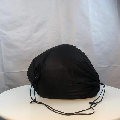 China Rope Handle Motorcycle Helmet Cover Protective String Bag Full Half Soft Smooth Breathable Helmet Bag for sale