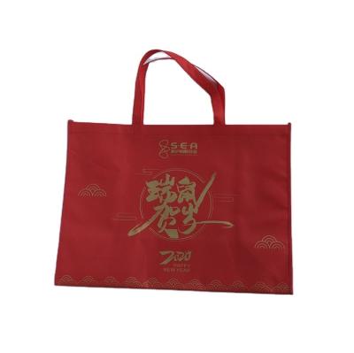 China Recyclable PP Handled Promotional Non Woven Bag Carry Bag Non Woven Fabric Shopping Bag for sale