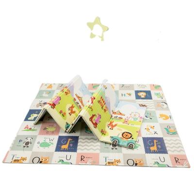 China 2021 New Design Double-Sided Printing Double-Sided Printing Baby Play Mat Environmentally Friendly Non-Toxic Odorless Children's Eco-Friendly Crawling Pad for sale