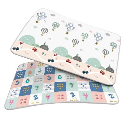 China New Eco-friendly Roll Baby Crawling Pad Double Faced Design XPE Foam Baby Play Mat for sale