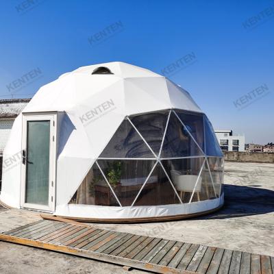 China KENTEN 12ft polyester outdoor garden igloo domes British transparent plastic tents 3.6m PVC-coated for sale