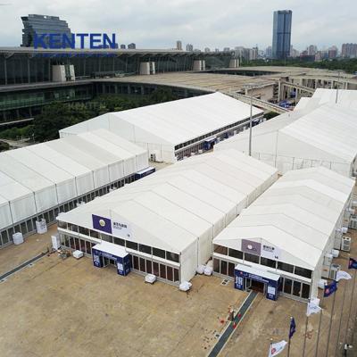 China Outdoor Exhibition / Marquee Tents White High Quality Porcelain Party / Event / Trade Show / Wedding / PVC Custom From KENTEN Warehouse For Event for sale