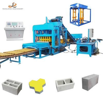 China Hotels For Sale Low Price Vacuum Vibro Solid Automatic Cavity Brick Machinery 4-25B Concrete Hollow Brick Making Machinery for sale