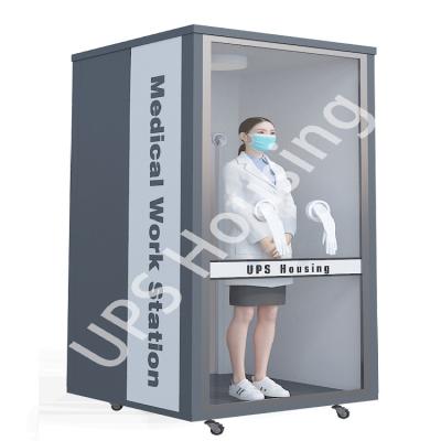 China Modern Removable Testing Booth Throat Swab Test Room Nucleic Acid Test Room for sale