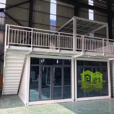 China 2021 New Pre Modern Building Cheap Modern Sandwich Panel Container Home 3 Bedroom Fabric Material for sale